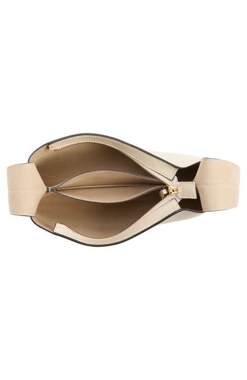 Ree Projects Small Nessa Leather Shoulder Bag In Beige