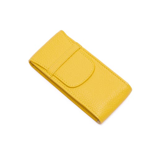 Shop Rapport London Portobello Watch Pouch In Yellow