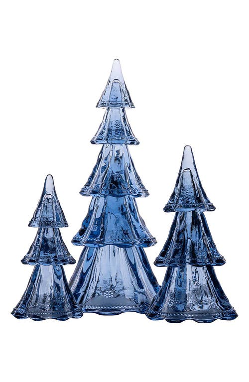 Juliska Berry And Thread 10.5-inch Blue Tree 3-piece Set In Blue