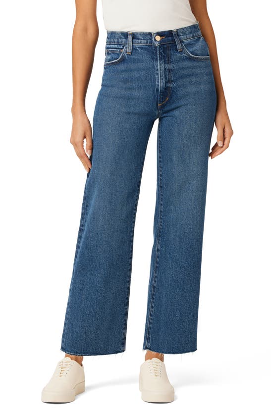 Joe's The Blake Raw Hem High Waist Ankle Wide Leg Jeans In No Pressure ...