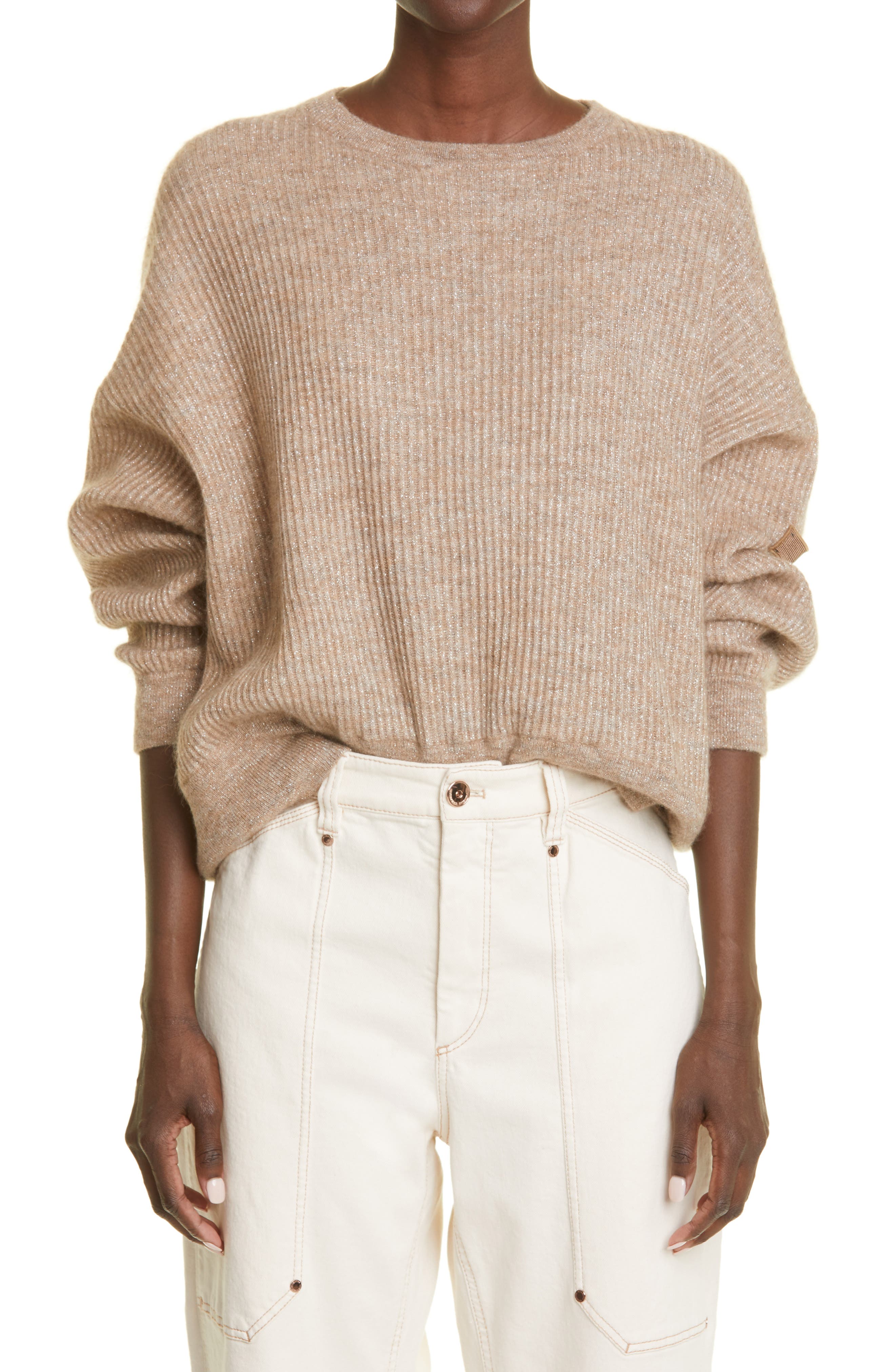 Brunello Cucinelli Oversize Metallic 