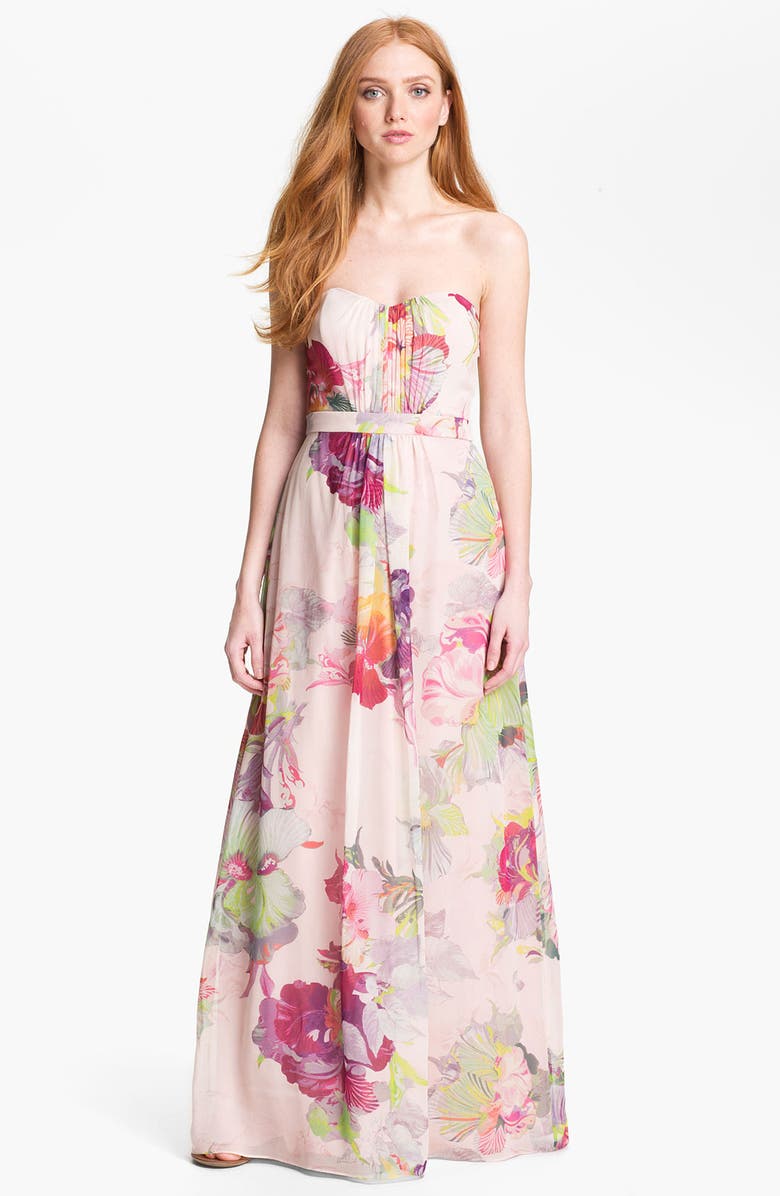 Ted Baker London 'Treasured Orchid' Silk Maxi Dress (Online Only ...
