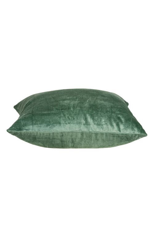 Parkland Collection Square Transitional Throw Pillow In Green