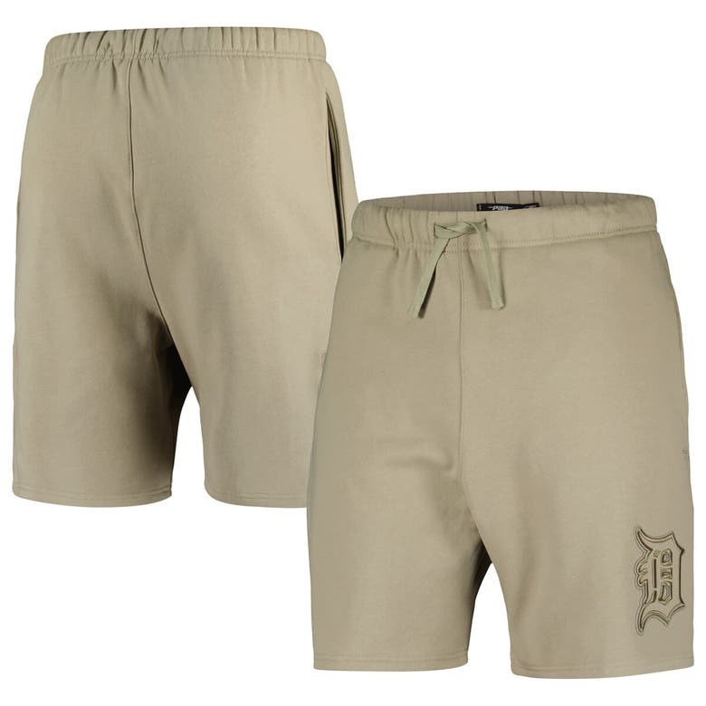 Shop Pro Standard Khaki Detroit Tigers Neutral Fleece Shorts