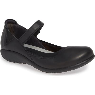 Naot Koati Mary Jane Flat, Black