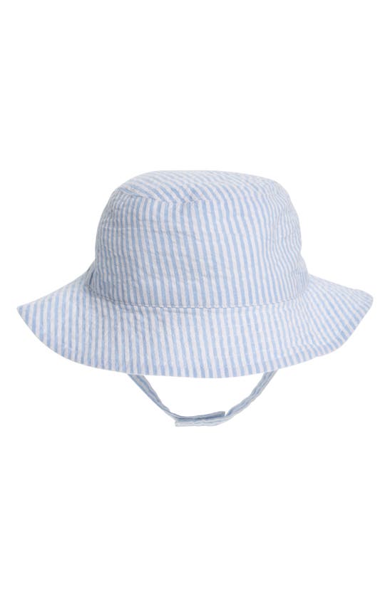 Shop Nordstrom Bucket Hat In White- Blue Airy Stripe