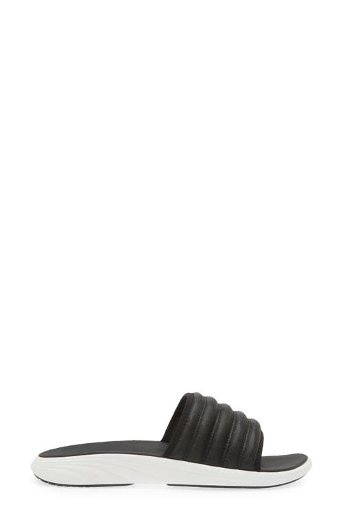 Shop Olukai Komo Slide Sandal In Black/black