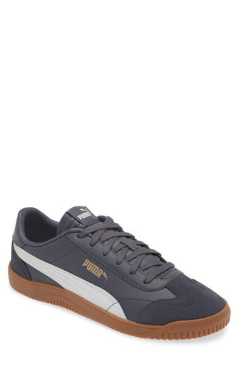 Puma Club 5v5 Sneaker In Galactic Gray-fther Gray-gold