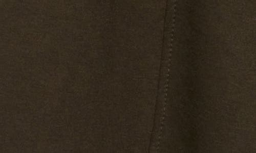 Max Studio Draped Collar Scuba Jacket In Loden