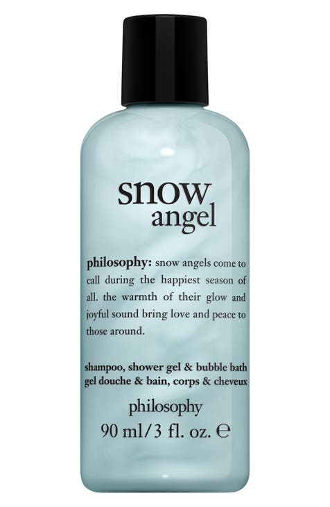 travel size snow angel shampoo, shower gel & bubble bath (Limited Edition)