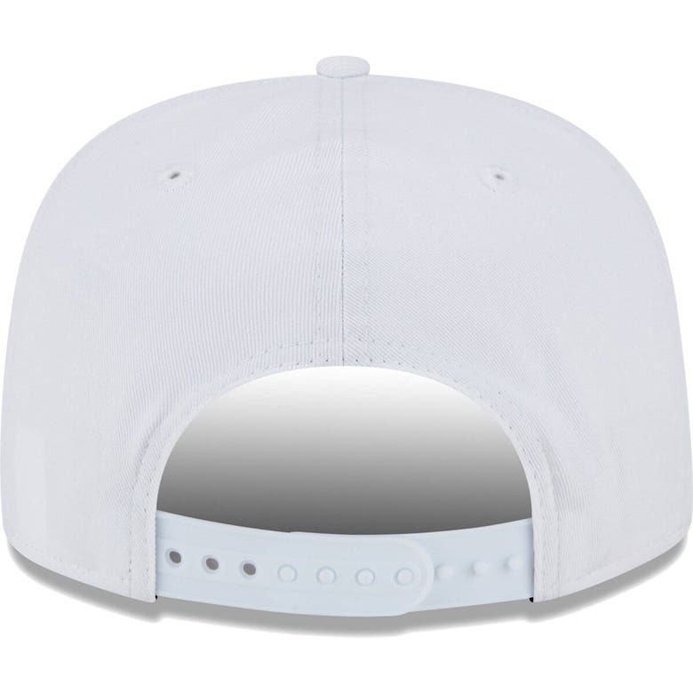 New Era White Philadelphia 76ers The Golfer Crest Snapback Hat | ModeSens