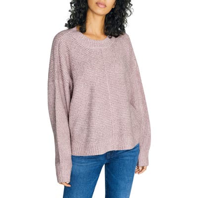 Sanctuary Sorry Not Sorry Chunky Knit Sweater, Purple