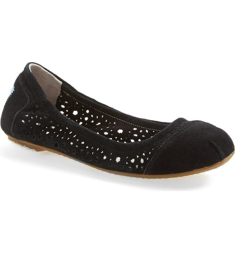 TOMS 'Moroccan' Perforated Ballet Flat (Women) | Nordstrom