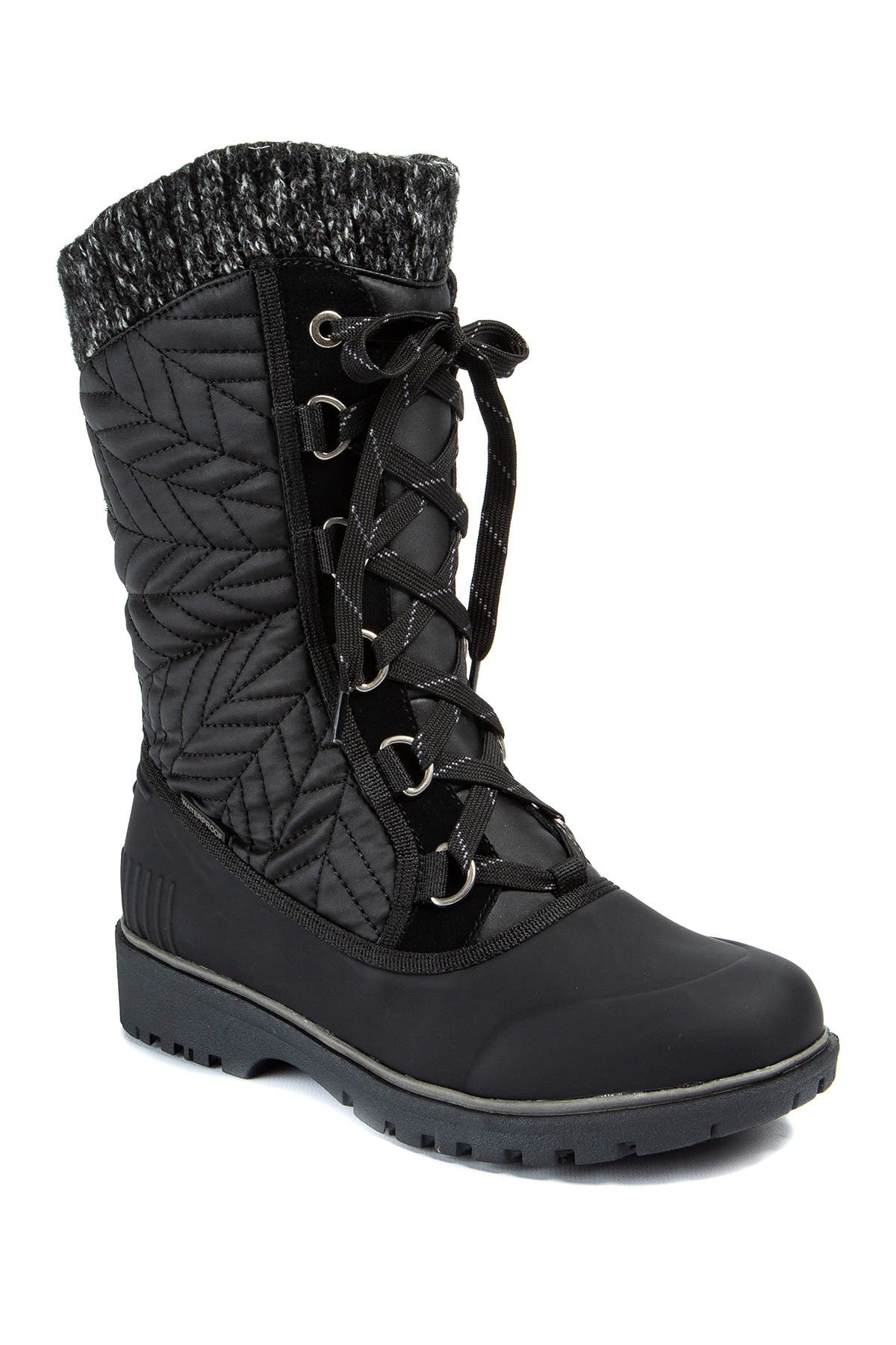 black cold weather boots