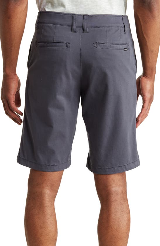 Shop Union Flex Knit Twill Chino Shorts In Astro