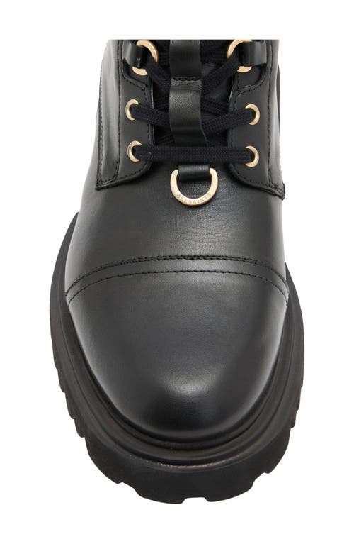 Shop Allsaints Lydia Cap Toe Combat Boot In Black