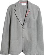 Thom Browne Double Face Knit Cotton Sack Jacket