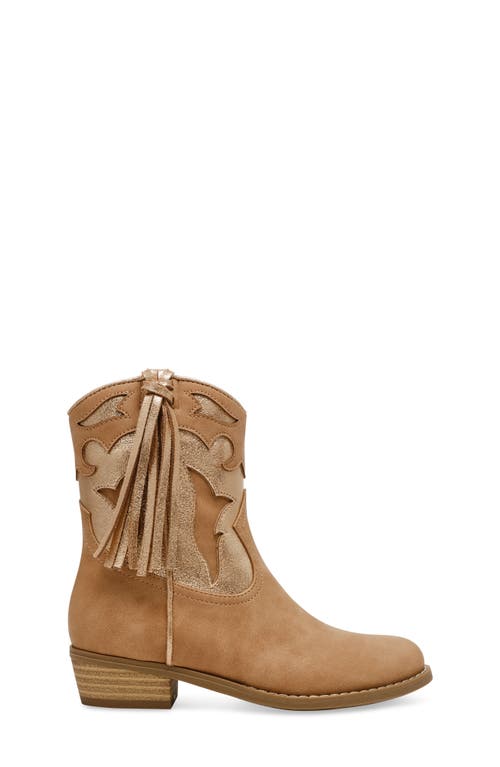 Dolce Vita Dv By  Kids' Lowra Fringe Western Boot In Tan