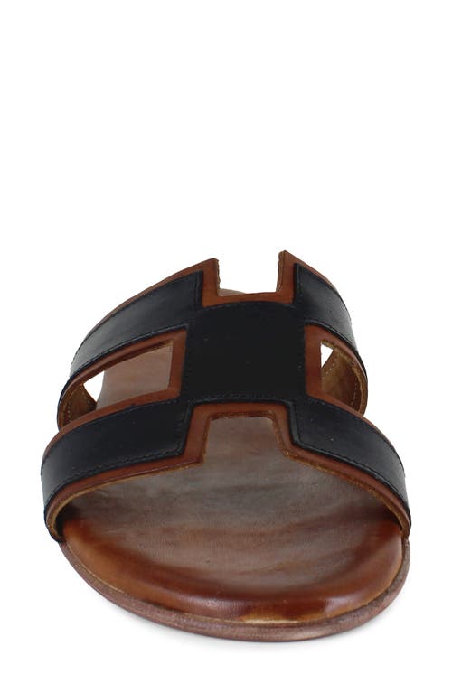 Artisan Crafted By Zigi Alitza Leather Sandal In Black