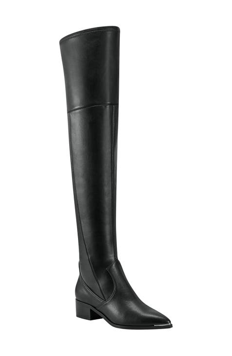 BLACK LEATHER 2 5 STILETTO HIGH HEELS THIGH BOOTS LEATHER PANTS GLOVES  MILITARY STYLE JACKET FALL WI 