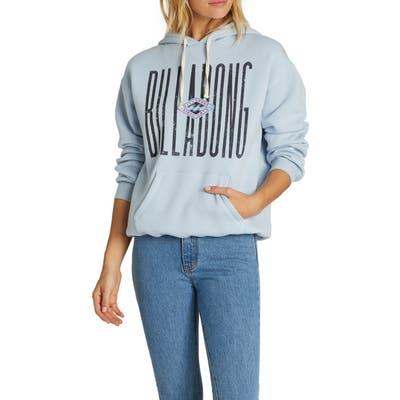 Billabong Heritage Skinny Logo Hoodie, Blue