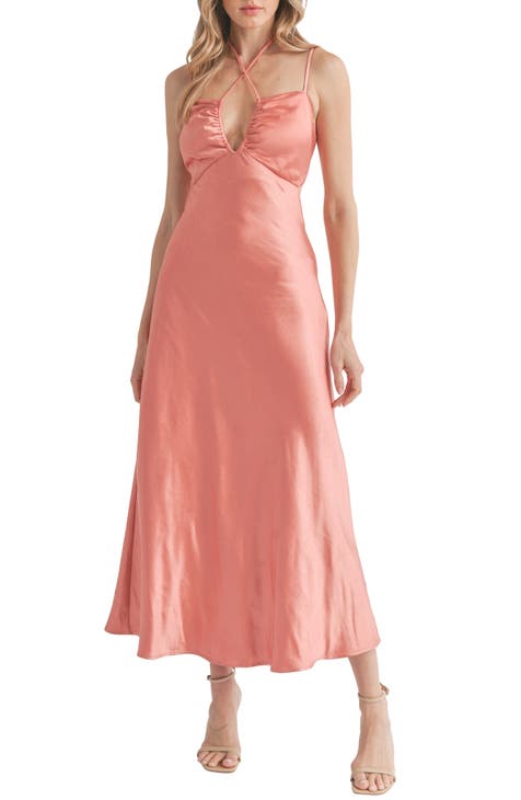 Nordstrom pink cocktail outlet dress