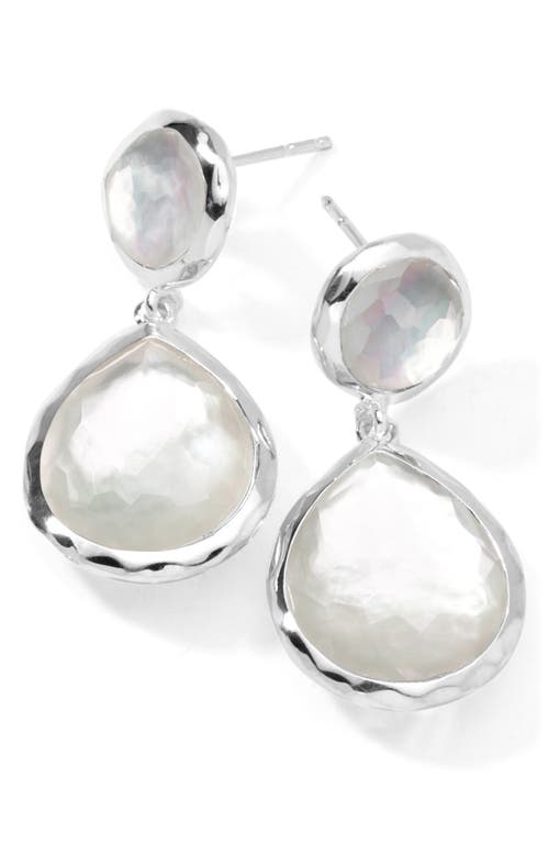 Ippolita Semiprecious Teardrop Earrings in Silver/Mother Of Pearl at Nordstrom
