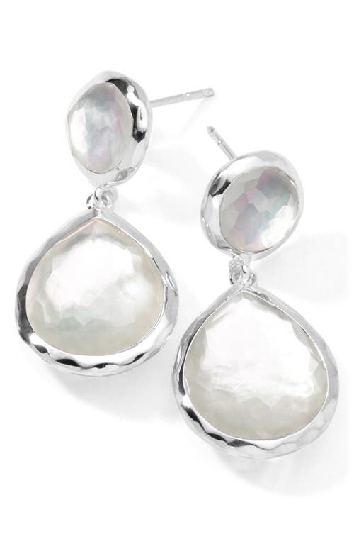 Ippolita Semiprecious Teardrop Earrings In Silver/mother Of Pearl