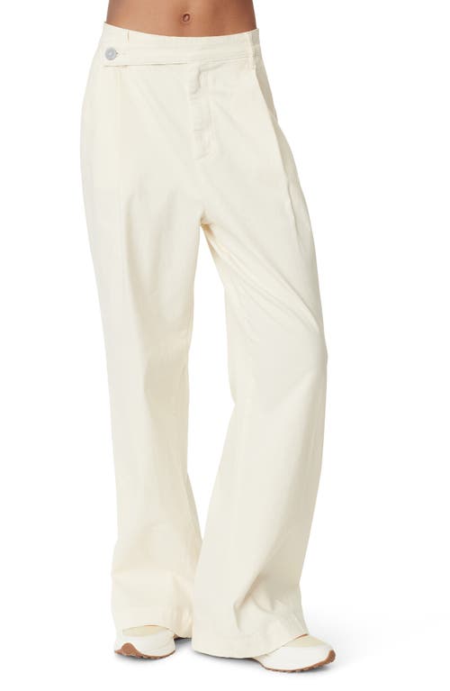 Circus NY Low Rise Wide Leg Trousers in Ecrus