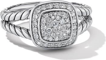 High quality David Yurman White Topaz Petite Albion Ring