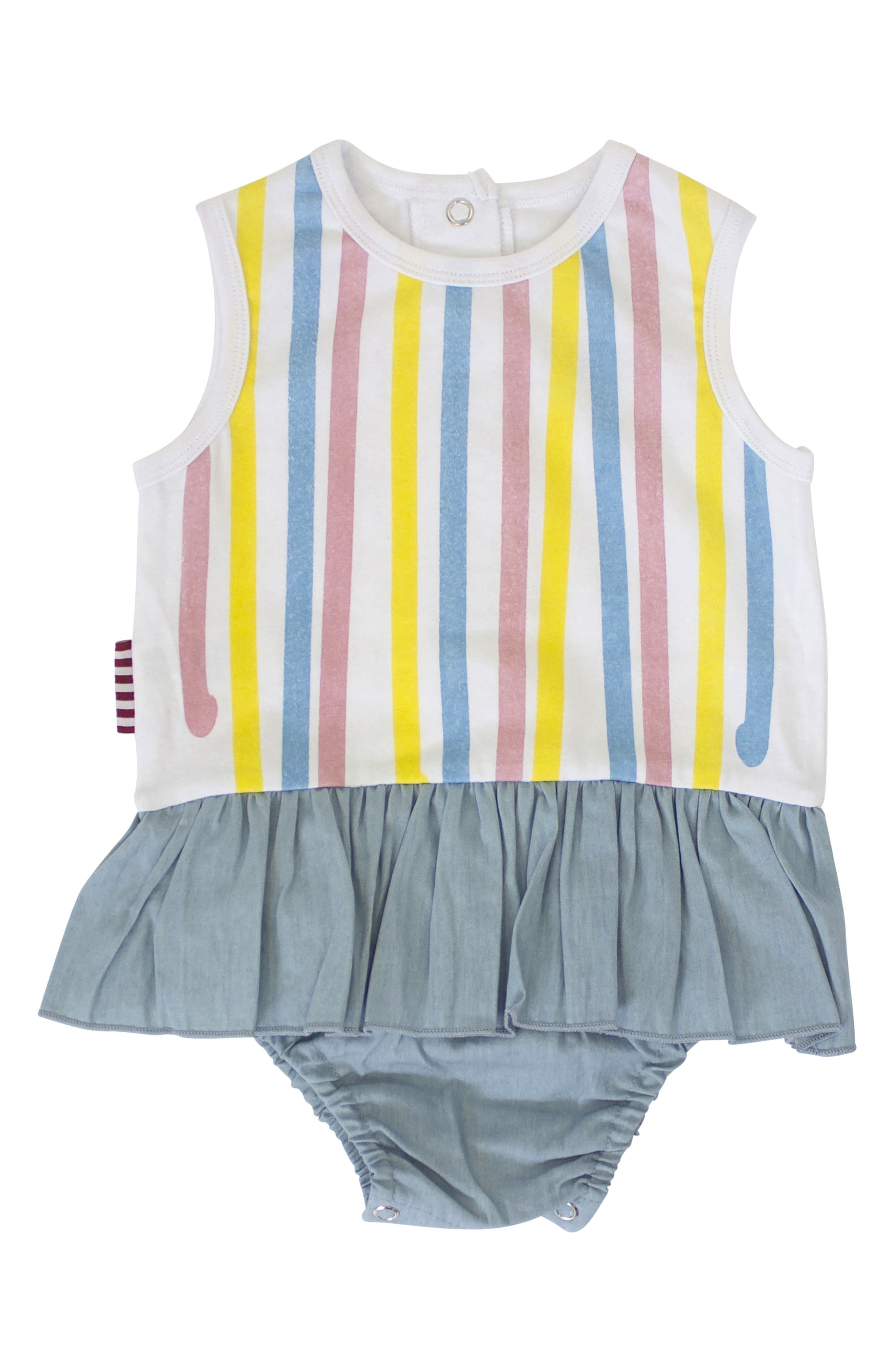 SOOKIbaby Skirted Bodysuit (Baby Girls) Nordstrom