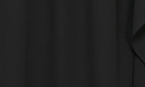 Shop Sl Fashions Flutter Sleeve Maxi Wrap Dress In Black