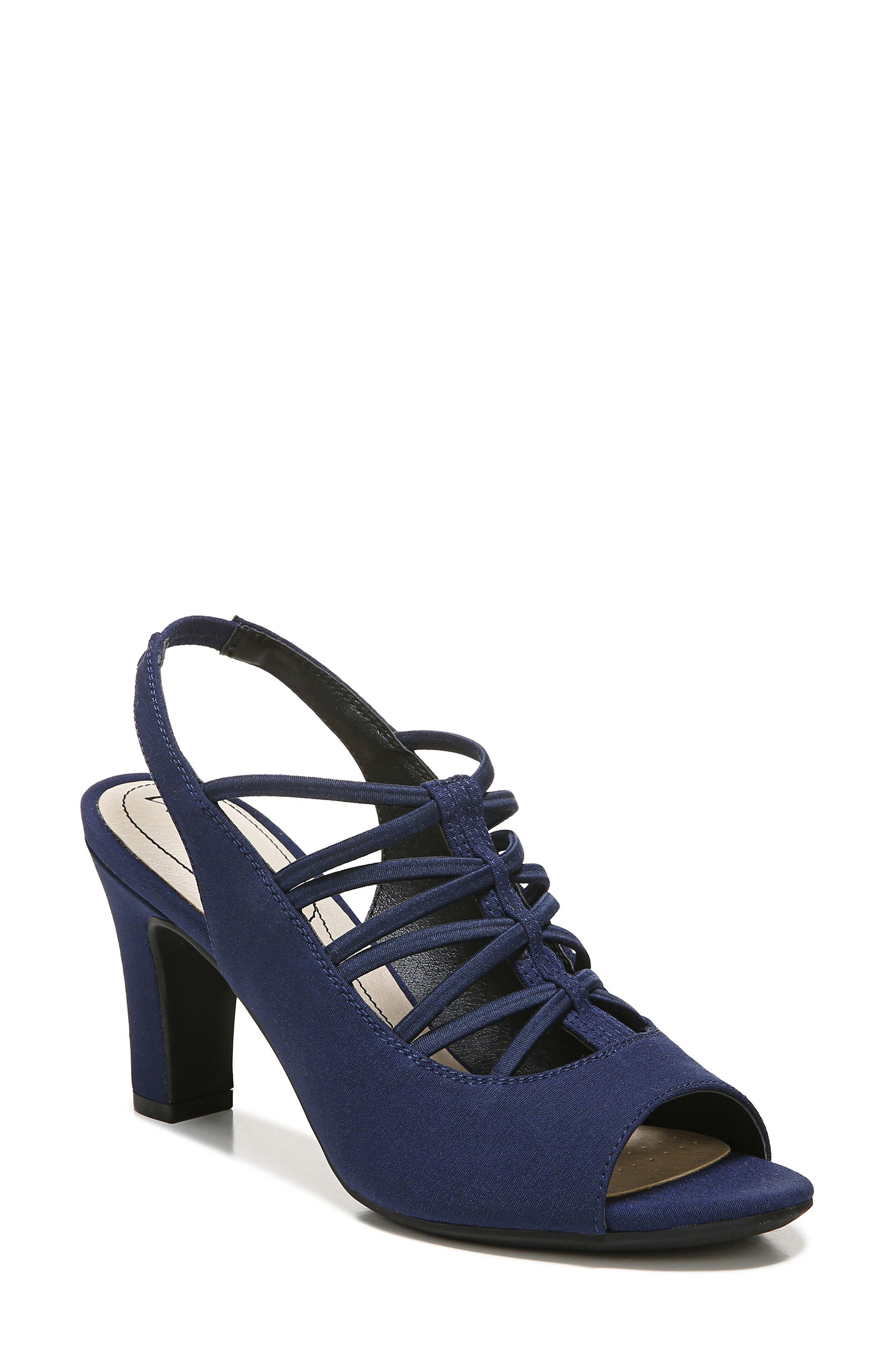 lifestride navy blue sandals