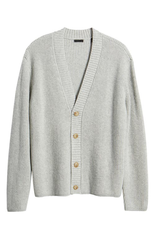 Shop Atm Anthony Thomas Melillo V-neck Cardigan In Heather Stone