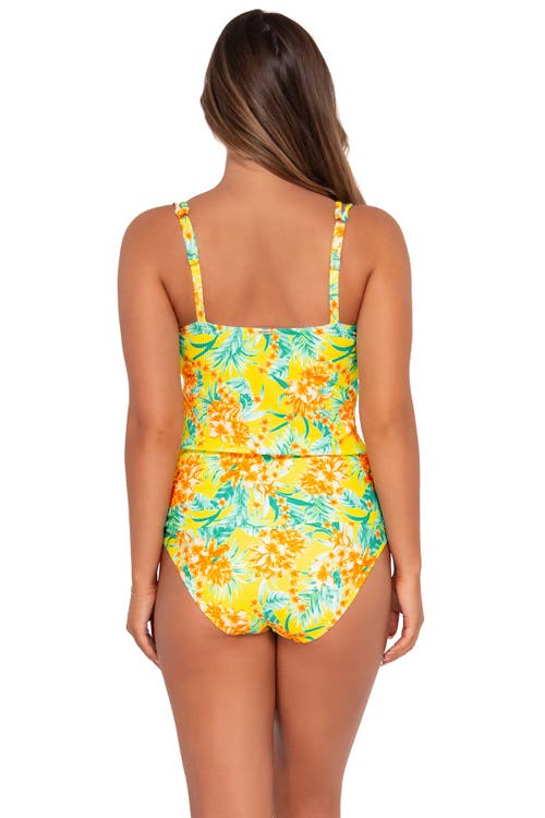 Shop Sunsets Taylor Tankini-38e/36f/34g In Golden Tropics Sandbar Rib