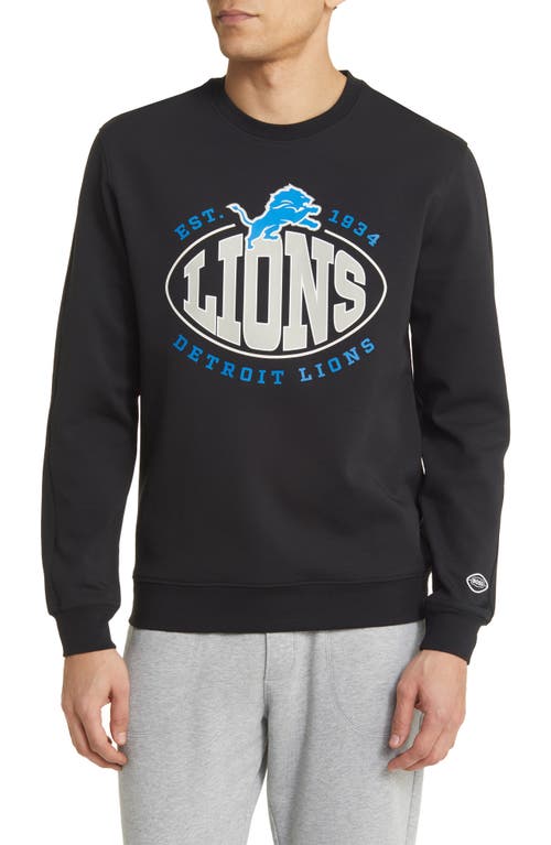 BOSS x NFL Crewneck Sweatshirt Detroit Lions Black at Nordstrom,