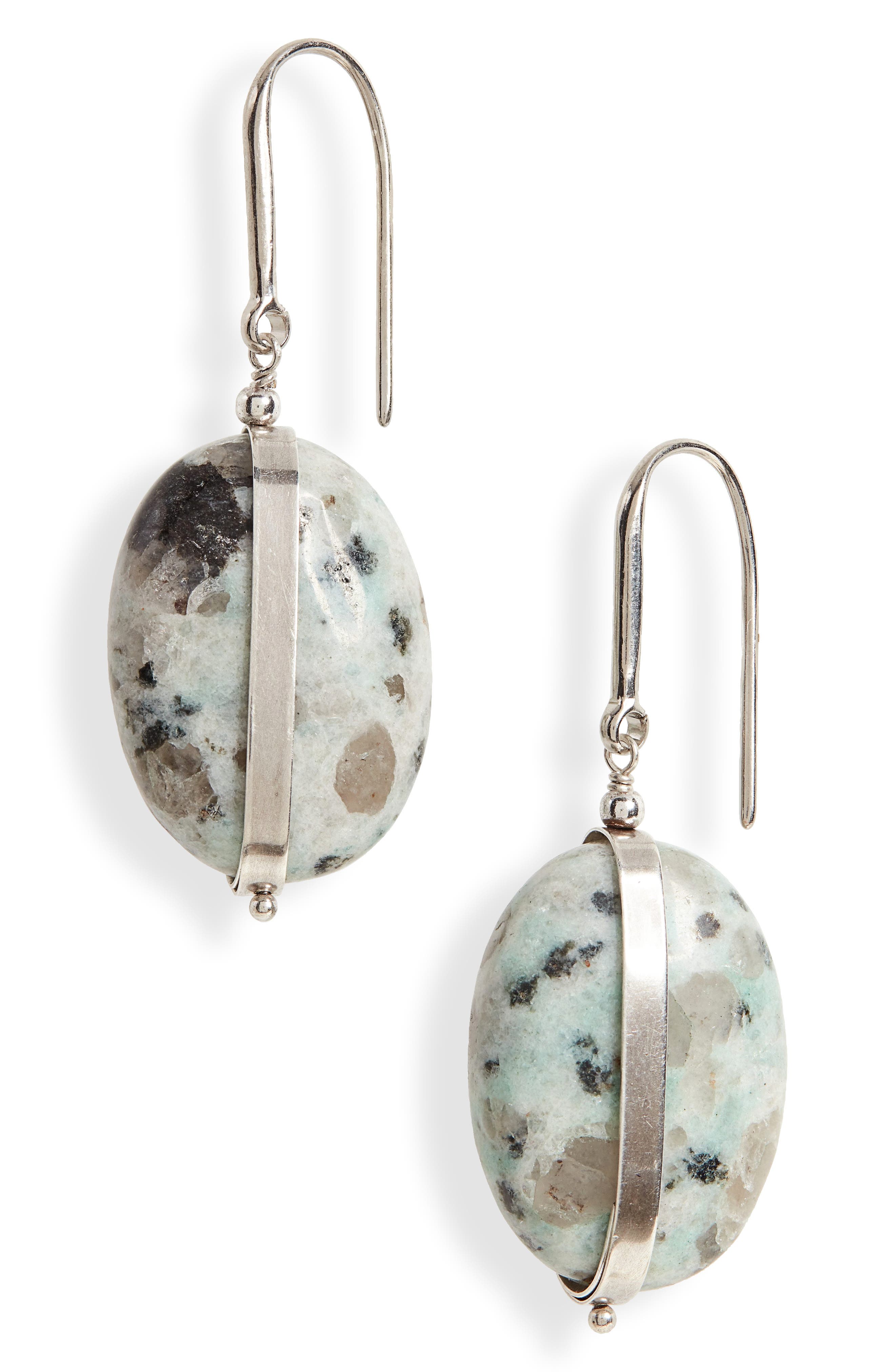 Isabel Marant Stone Drop Earrings in Aqua /Silver at Nordstrom