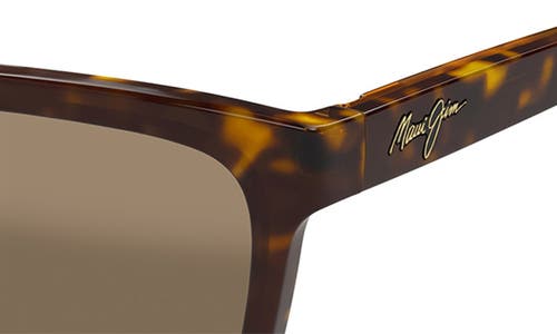 Maui Jim Honi 54mm Polarizedplus2® Cat Eye Sunglasses In Brown/hcl Bronze