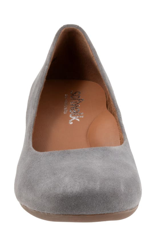 Shop Softwalk ® Lynn Pump In Grey Suede