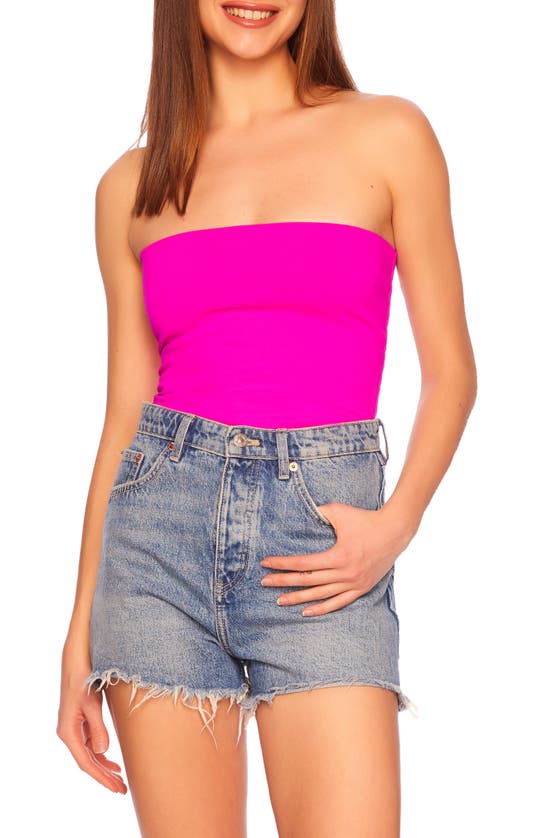 Shop Susana Monaco Tube Top In Magenta