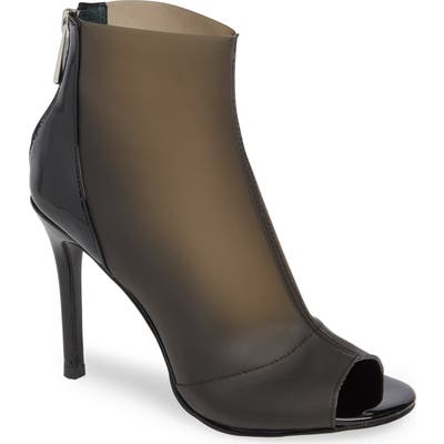 Charles By Charles David Reece Open Toe Bootie, Black
