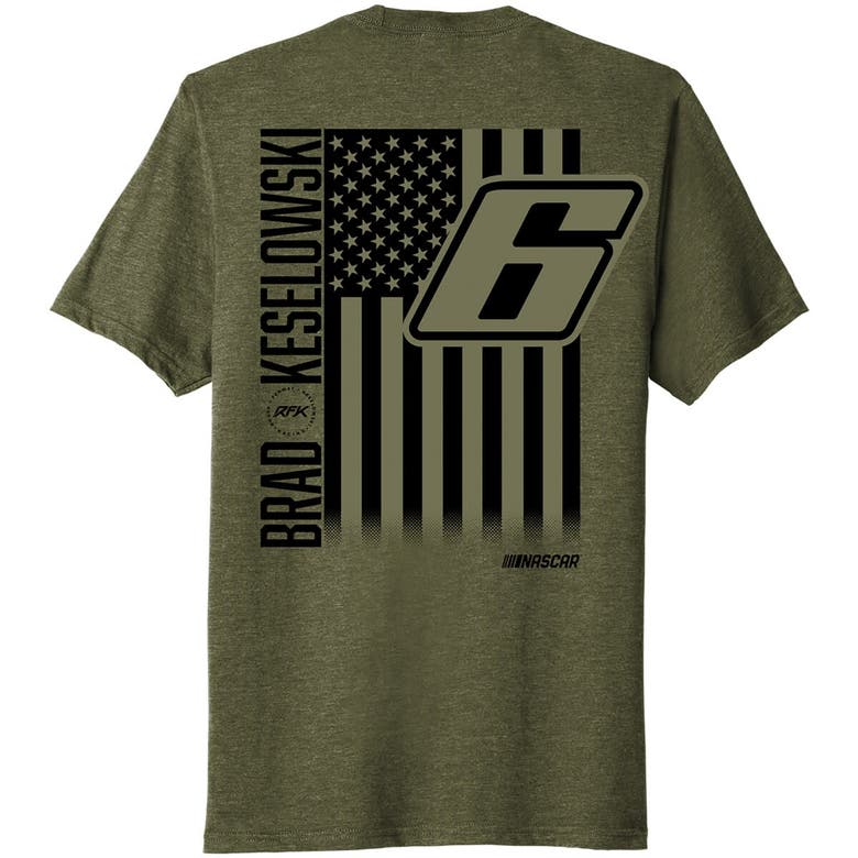 Shop Rfk Racing Green Brad Keselowski Flag T-shirt