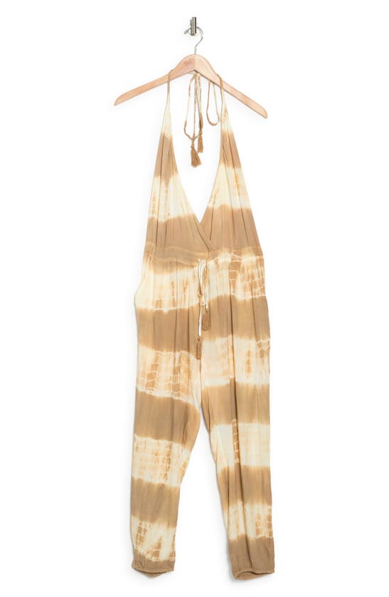 Boho Me Halter Cover-up In Sand Dollar