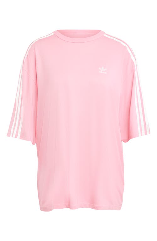 adidas Adicolor 3-Stripes Oversize T-Shirt Bliss Pink at Nordstrom,