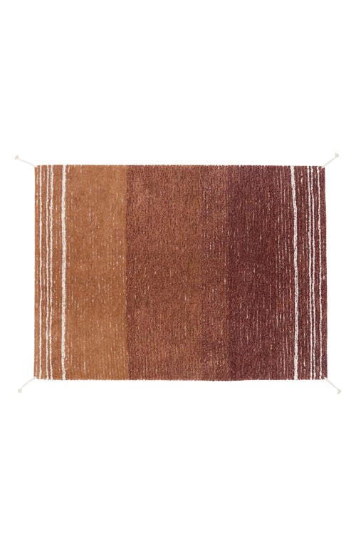 Lorena Canals Reversible Washable Recycled Cotton Blend Rug in Toffee/Natural Light Honey at Nordstrom