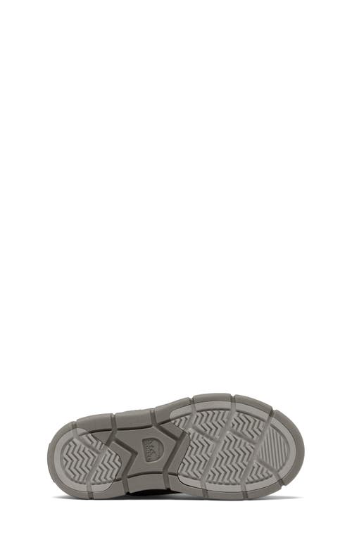 Shop Sorel Kids' Explorer Iii Faux Fur Waterproof Slip-on Boot In Chrome Grey/quarry