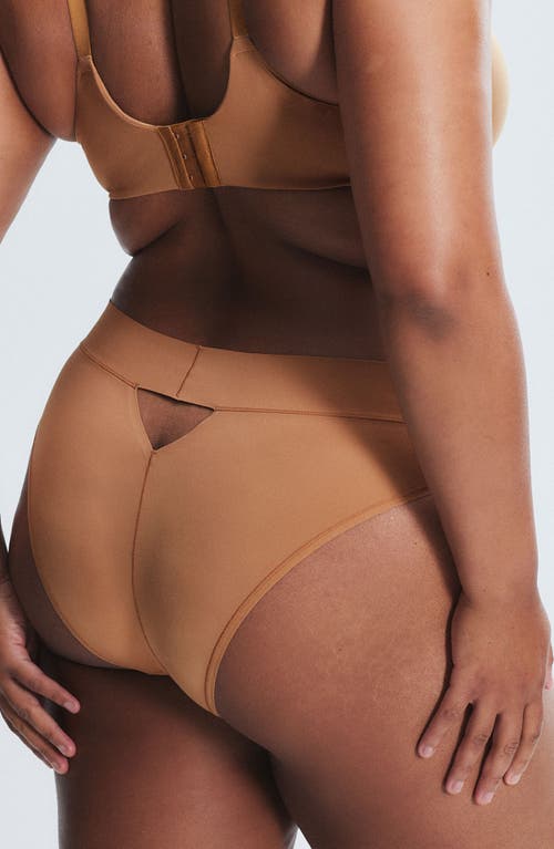 Savage X Fenty Soft N' Savage Cheeky Panties In Sweet Latte Nude