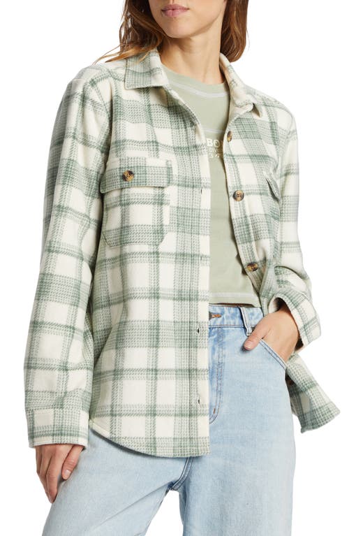 Billabong Forge Fleece Shirt Jacket In Tree Hugger