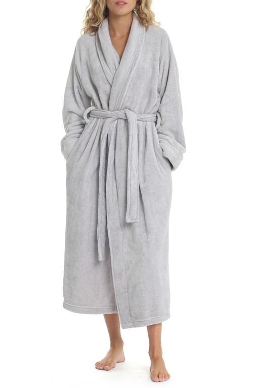 Papinelle Plush Longline Robe in Grey