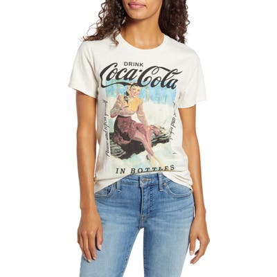 Lucky Brand Coca-Cola Crewneck Tee, Ivory